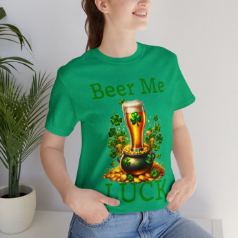 Beer Me Luck: Ultimate Irish Lucky Shirt for St. Patrick's Day